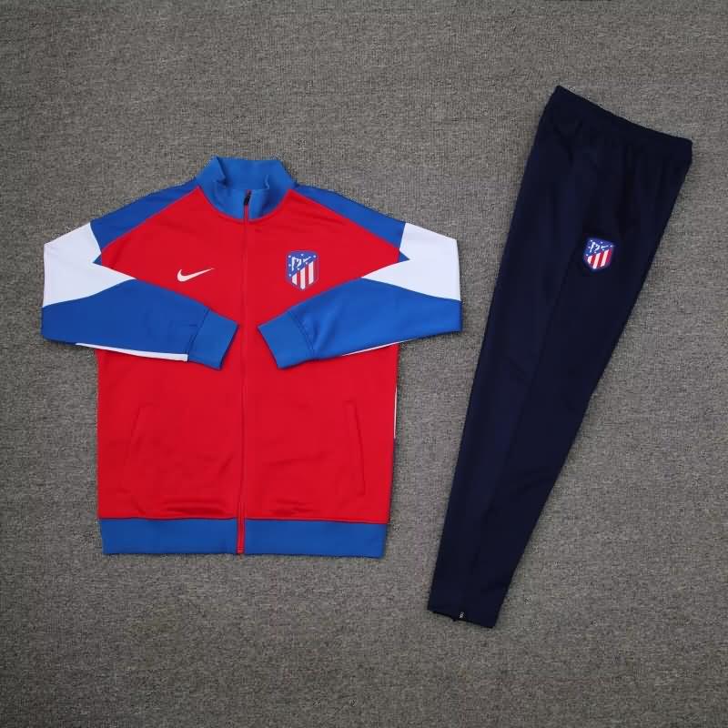 AAA Quality Atletico Madrid 23/24 Red Soccer Tracksuit