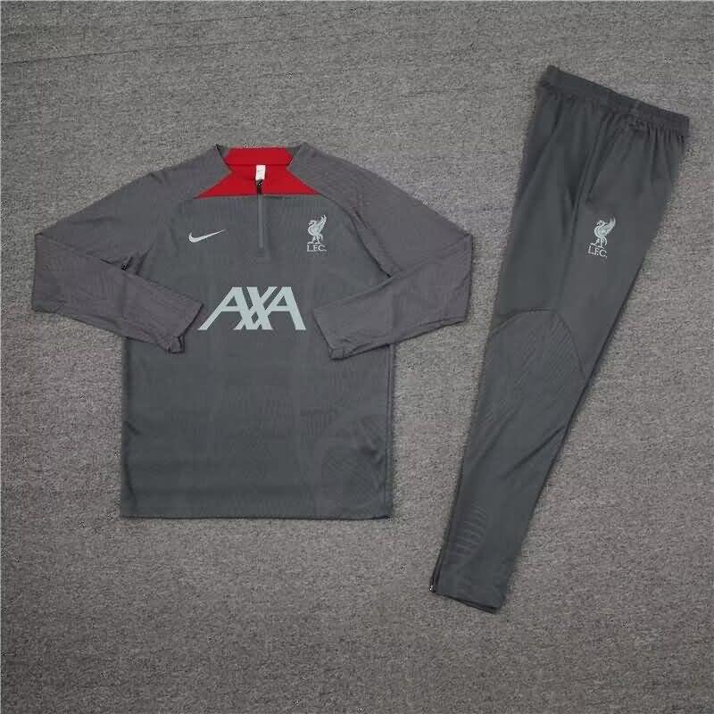 AAA Quality Liverpool 23/24 Grey Soccer Tracksuit 03
