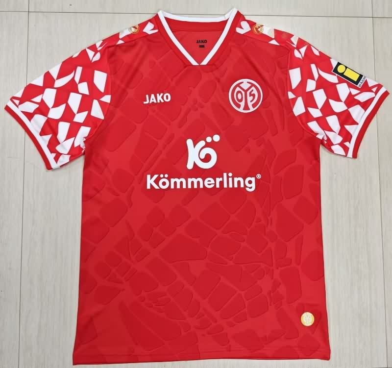 AAA Quality FSV Mainz 25/26 Home Soccer Jersey AAA Quality FSV Mainz 25/26 Home Soccer Jersey