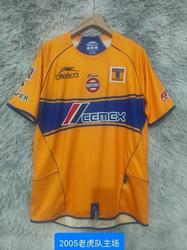 AAA Quality Tigres UANL 2005/06 Home Retro Soccer Jersey AAA Quality Tigres UANL 2005/06 Home Retro Soccer Jersey