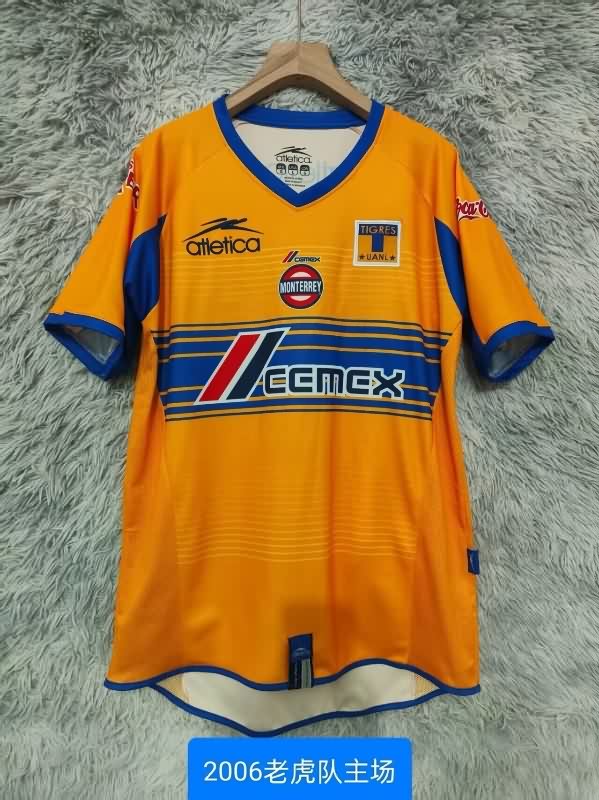 AAA Quality Tigres UANL 2006 Home Retro Soccer Jersey AAA Quality Tigres UANL 2006 Home Retro Soccer Jersey