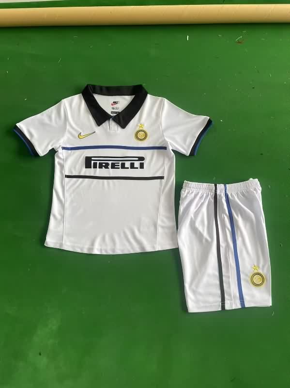 Kids Inter Milan 1998/99 Away Soccer Jersey And Shorts Kids Inter Milan 1998/99 Away Soccer Jersey And Shorts
