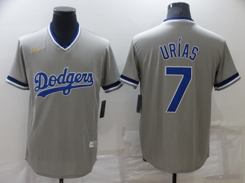 Los Angeles Dodgers Grey Cooperstown Collection MLB Jersey