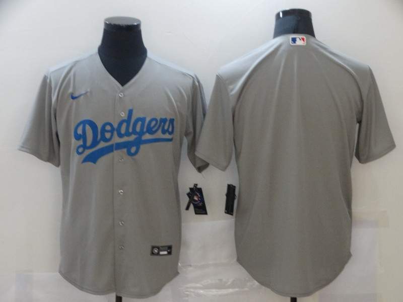 Los Angeles Dodgers Grey MLB Jersey 02