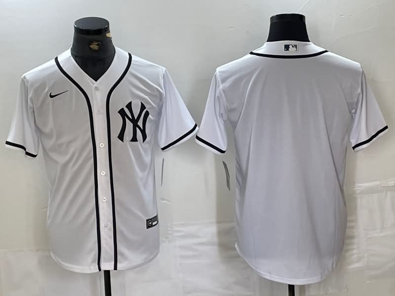 New York Yankees White MLB Jersey 06