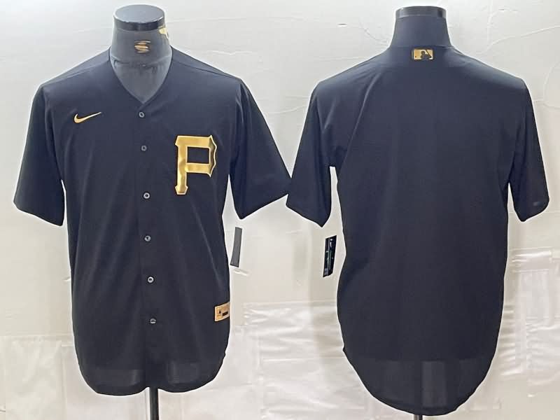 Pittsburgh Pirates Black Gold MLB Jersey
