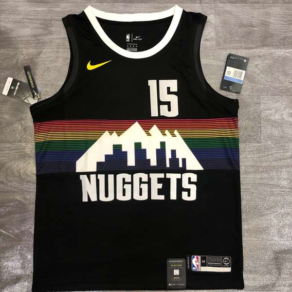 Denver Nuggets 2020 Black City Basketball Jersey (Hot Press)