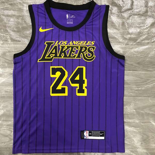 Los Angeles Lakers Purple Basketball Jersey (Hot Press)