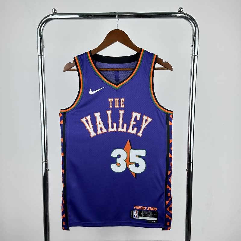 Phoenix Suns 24/25 Purple City Basketball Jersey (Hot Press)