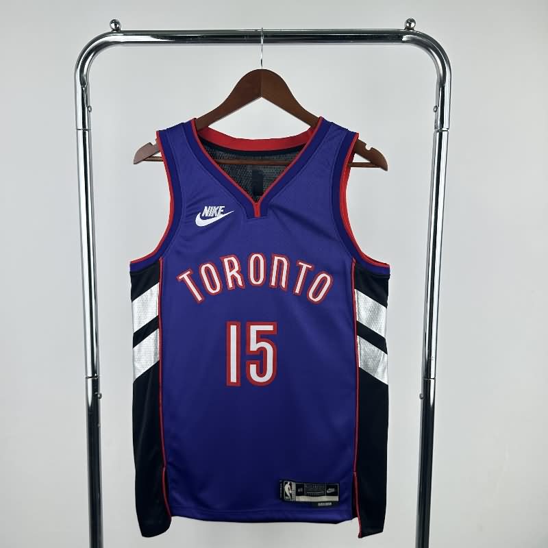 Toronto Raptors 24/25 Purple Classics Basketball Jersey (Hot Press)