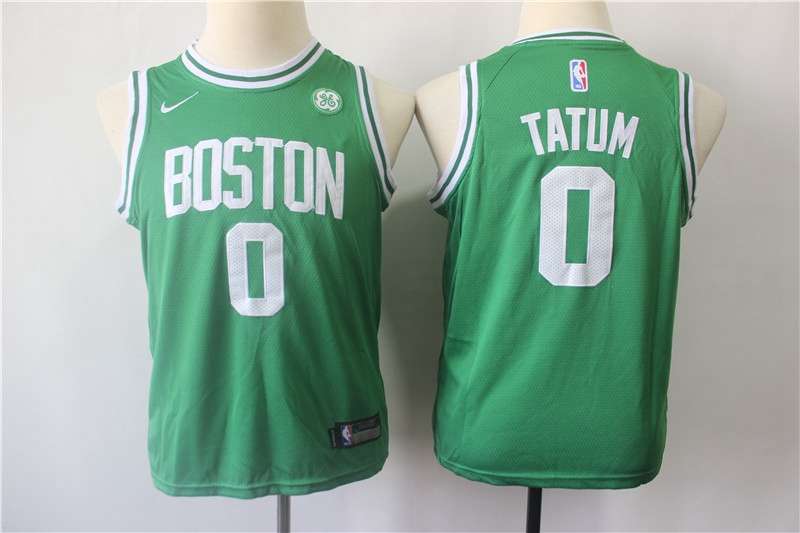 Boston Celtics Green TATUM #0 Young NBA Jersey (Stitched)