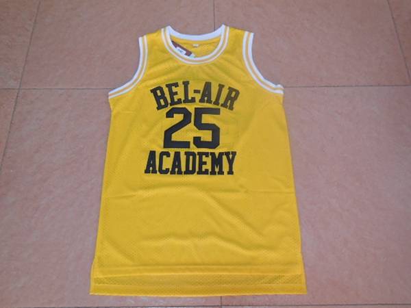 Movie Yellow #25 BANKS Basketball Jersey (Stitched)