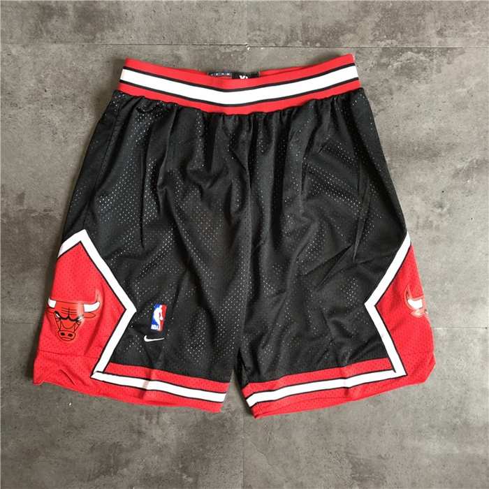 Chicago Bulls Black Classics NBA Shorts 02