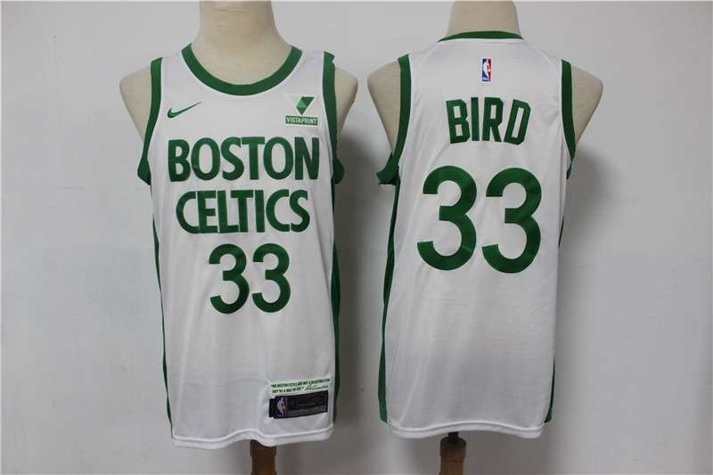 Boston Celtics 20/21 White #33 BIRD City Basketball Jersey (Stitched)