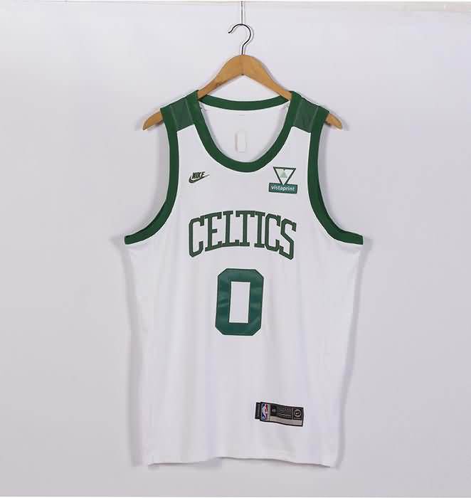 Boston Celtics 21/22 White #0 TATUM Basketball Jersey (Stitched)