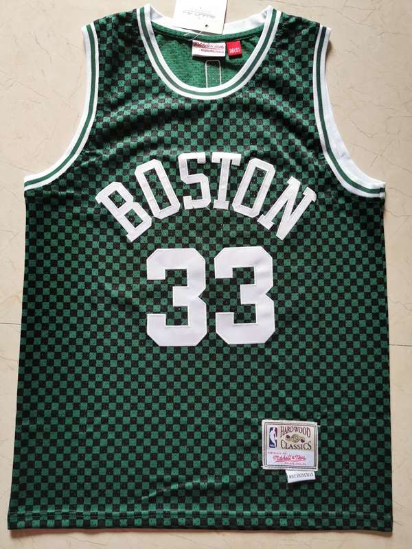 Boston Celtics Green #33 BIRD Classics Basketball Jersey (Stitched)