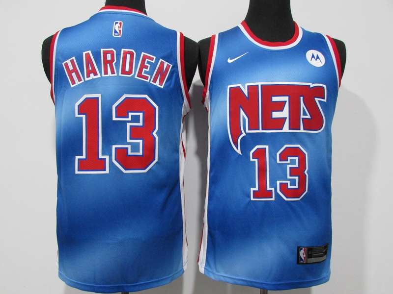 Brooklyn Nets 20/21 Blue #13 HARDEN Basketball Jersey (Stitched)