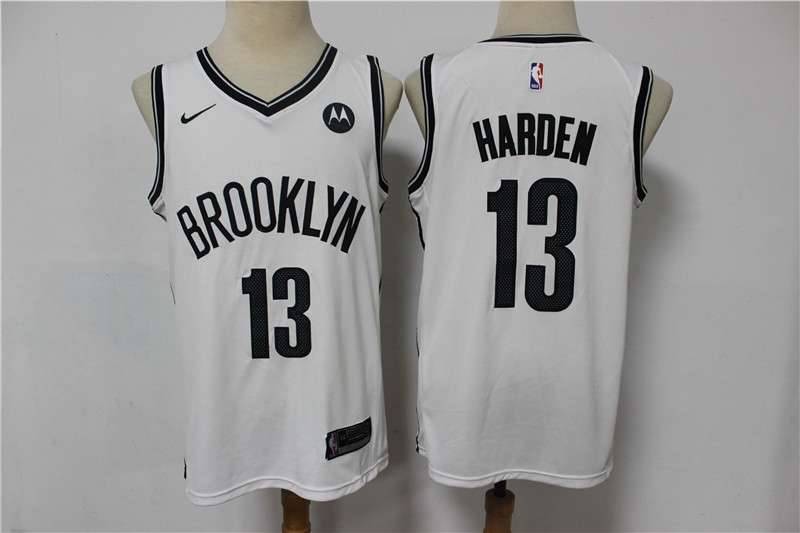 Brooklyn Nets 20/21 White #13 HARDEN Basketball Jersey (Stitched)