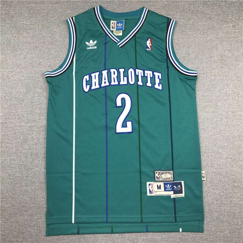 Charlotte Hornets Green #2 JOHNSON Classics Basketball Jersey (Stitched)