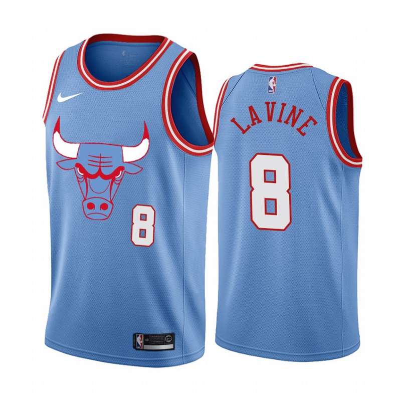 Chicago Bulls 2020 Blue #8 LAVINE City Basketball Jersey (Stitched)