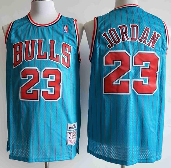 Chicago Bulls 1995/96 Blue #23 JORDAN Classics Basketball Jersey (Stitched)