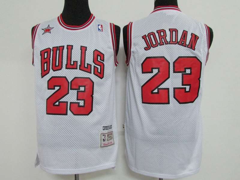 Chicago Bulls 1998 White #23 JORDAN ALL-STAR Classics Basketball Jersey (Stitched)