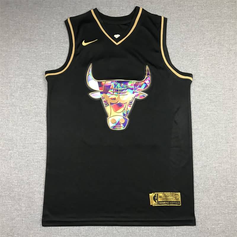 Chicago Bulls 21/22 Black #23 JORDAN Basketball Jersey (Stitched)