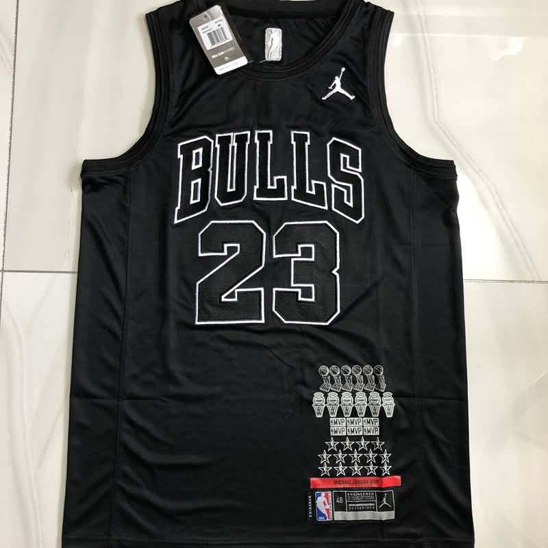 Chicago Bulls Black #23 JORDAN MVP Classics Basketball Jersey (Stitched)