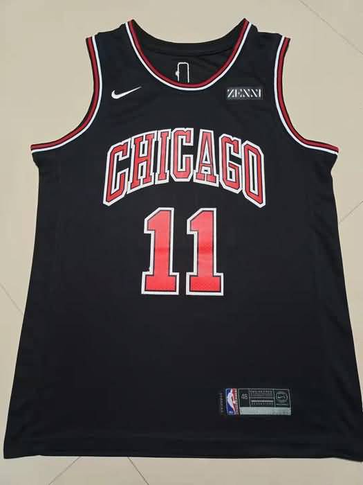Chicago Bulls Black #11 DeROZAN Basketball Jersey (Stitched)