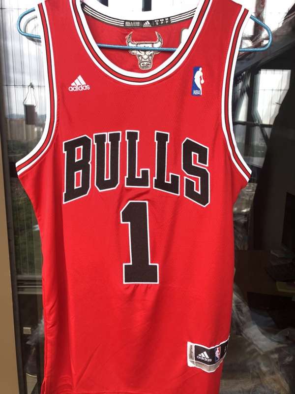 Chicago Bulls Red #1 ROSE Classics Basketball Jersey (Closely Stitched)