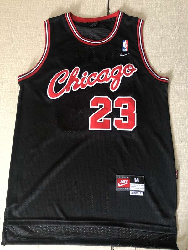 Chicago Bulls Black #23 JORDAN Classics Basketball Jersey 07 (Stitched)