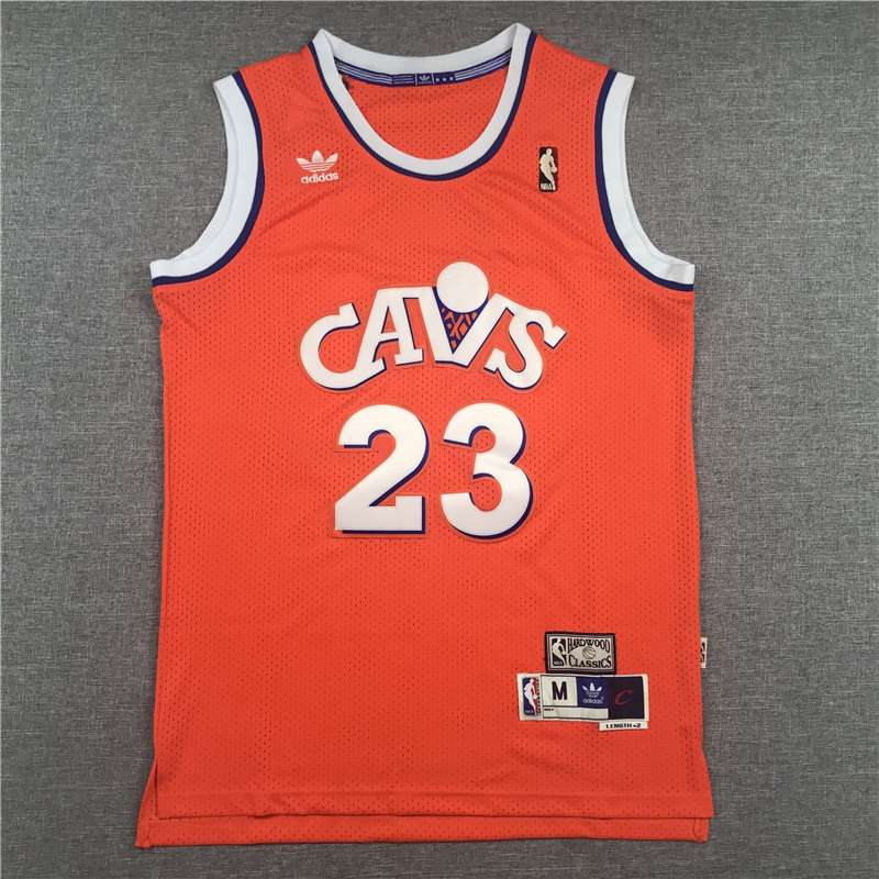 Cleveland Cavaliers Orange #23 JAMES Classics Basketball Jersey (Stitched)
