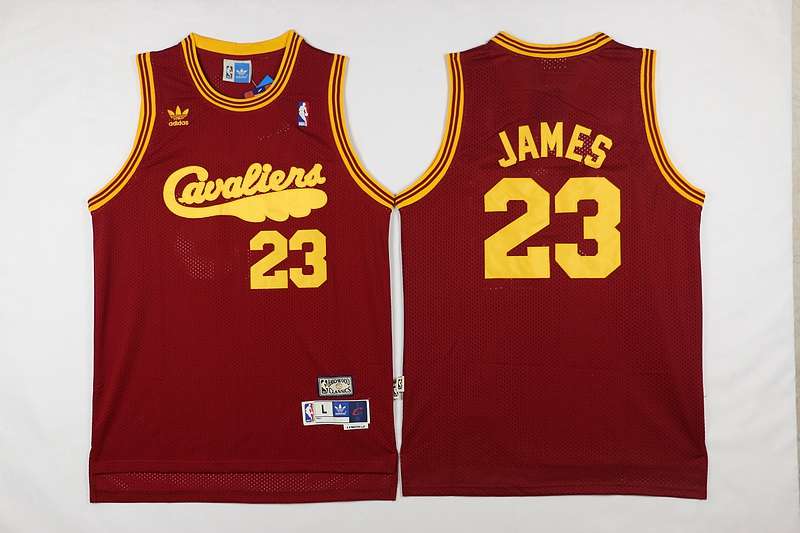 Cleveland Cavaliers Red #23 JAMES Classics Basketball Jersey (Stitched)