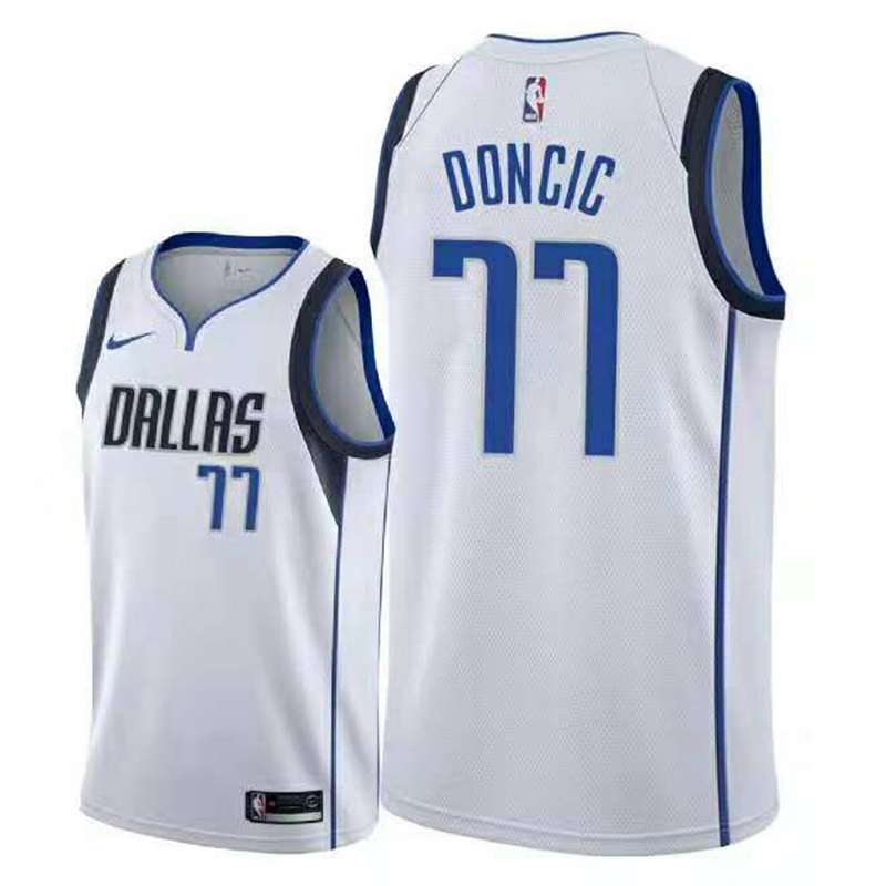 Dallas Mavericks 20/21 White #77 DONCIC Basketball Jersey (Stitched)