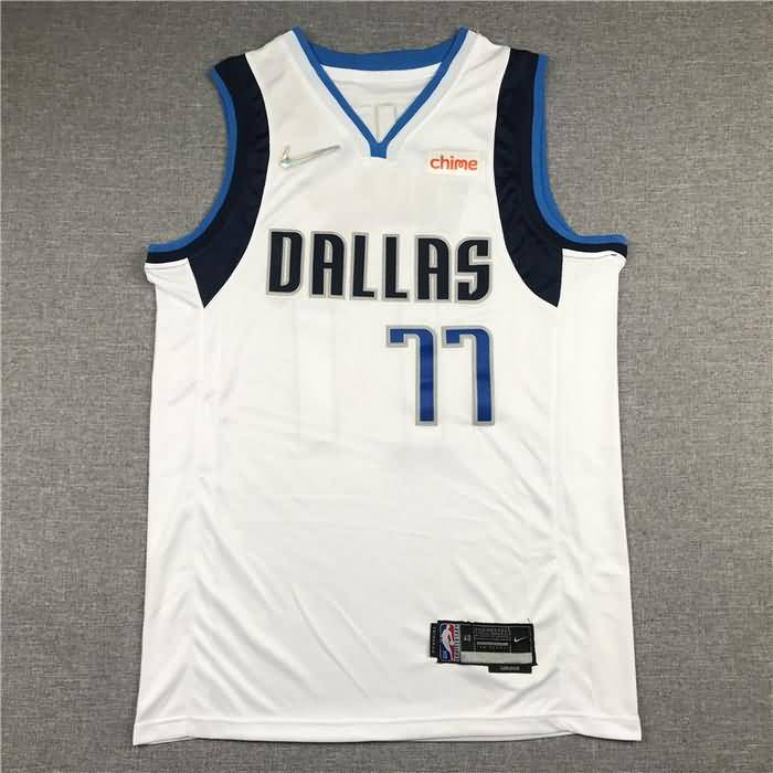 Dallas Mavericks 21/22 White #77 DONCIC Basketball Jersey (Stitched)