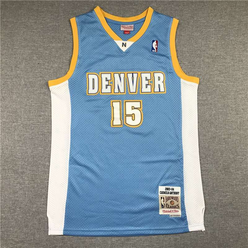 Denver Nuggets 2003/04 Blue #15 JOKIC Classics Basketball Jersey (Stitched)
