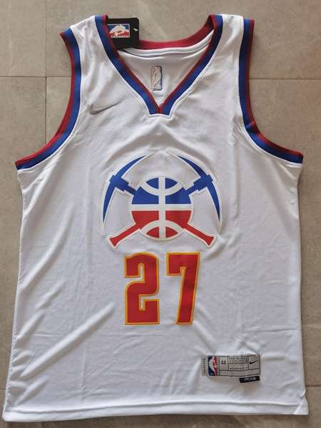 Denver Nuggets 20/21 White #27 MURRAY Basketball Jersey 02 (Stitched)