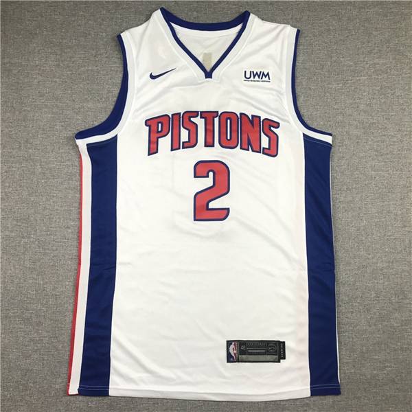 Detroit Pistons 20/21 White #2 CUNNINGHAM Basketball Jersey (Stitched)