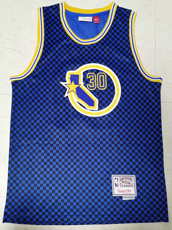 Golden State Warriors Blue #30 CURRY Classics Basketball Jersey (Stitched)