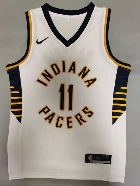 Indiana Pacers White #11 SABONIS Basketball Jersey (Stitched)