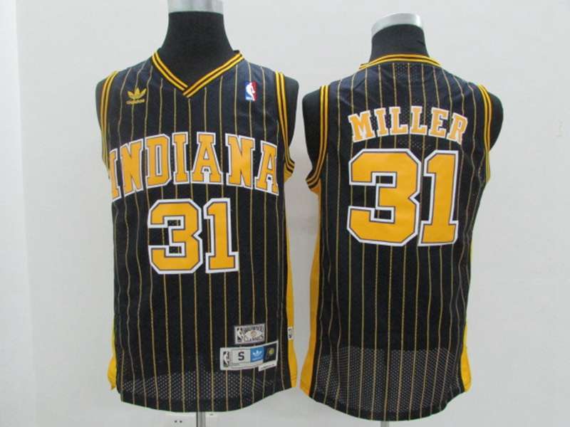 Indiana Pacers Dark Blue #31 MILLER Classics Basketball Jersey (Stitched)