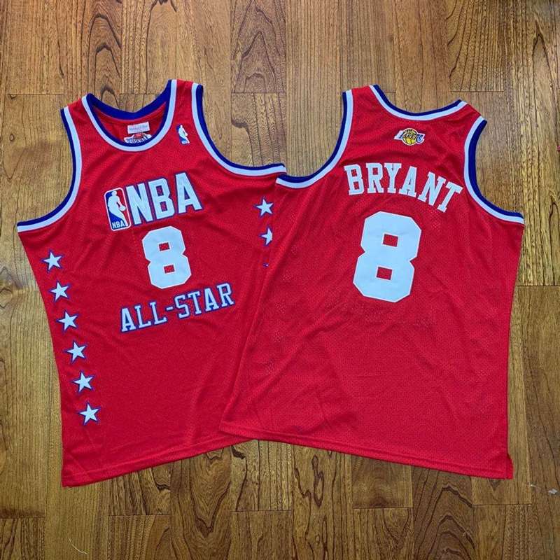 Los Angeles Lakers 2003 Red #8 BRYANT ALL-STAR Classics Basketball Jersey (Closely Stitched)
