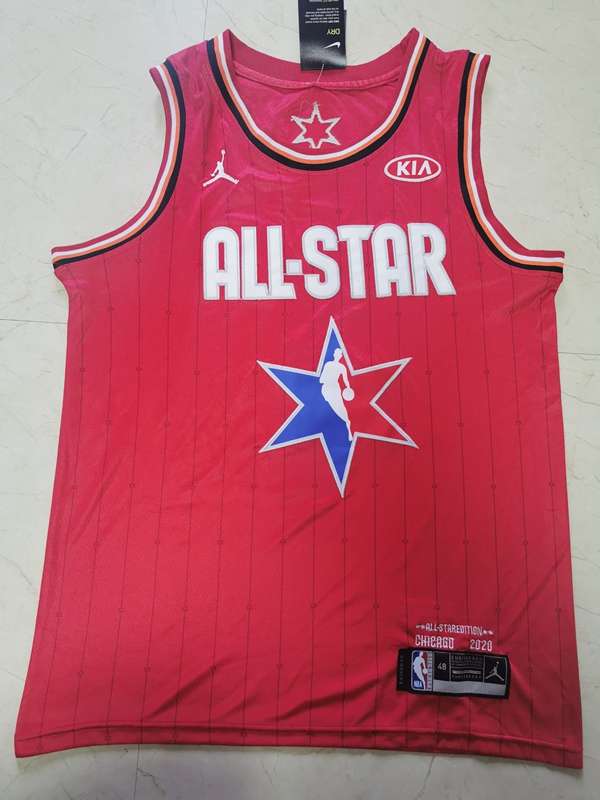 Los Angeles Lakers 2020 Red #3 DAVIS ALL-STAR Basketball Jersey (Stitched)