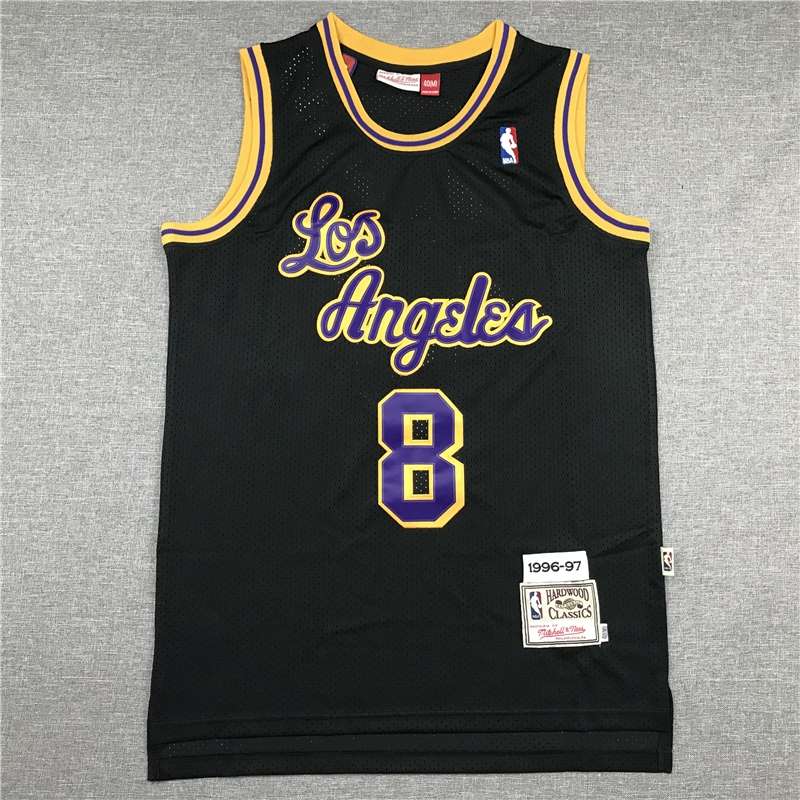 Los Angeles Lakers 1996/97 Black #8 BRYANT Classics Basketball Jersey (Stitched)
