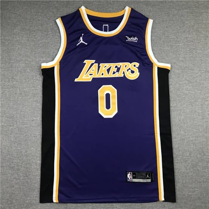 Los Angeles Lakers 20/21 Purple #0 WESTBROOK Basketball Jersey (Stitched)