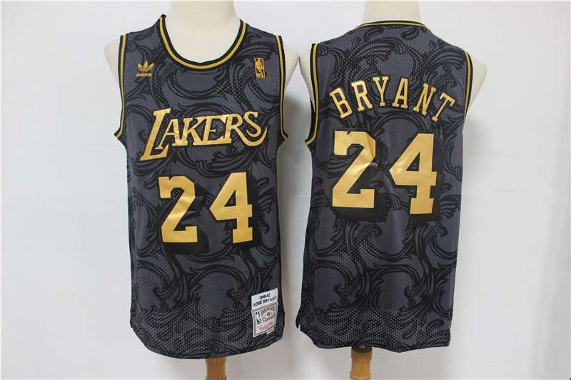 Los Angeles Lakers Black #24 BRYANT Classics Basketball Jersey 03 (Stitched)