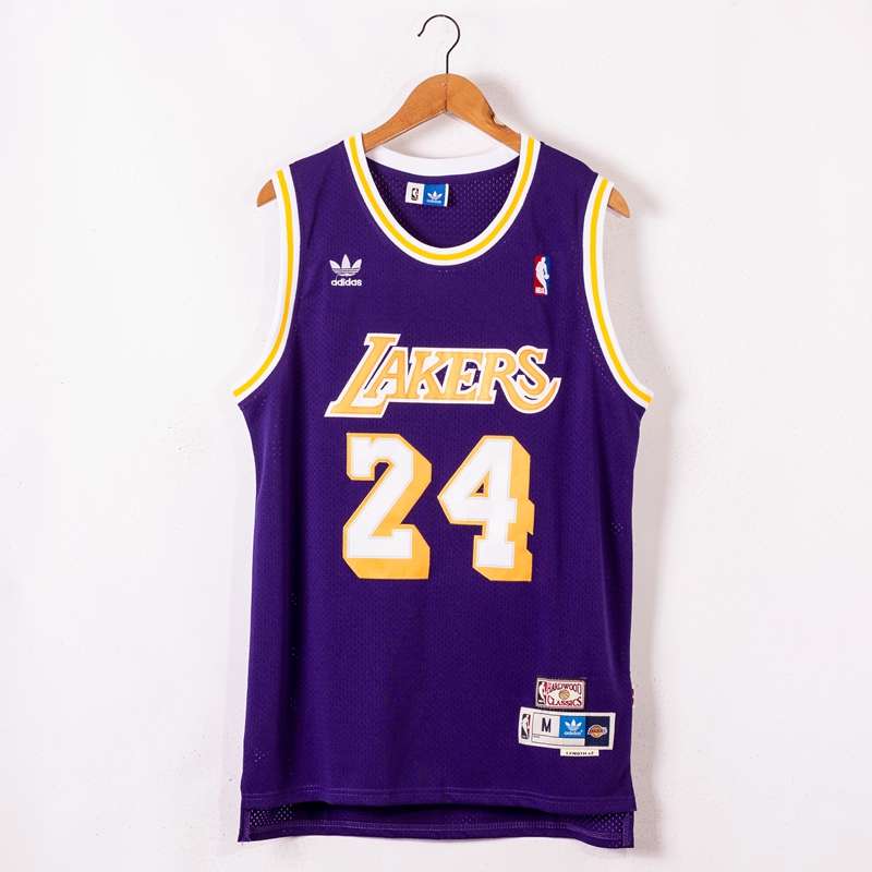 Los Angeles Lakers Purple #24 BRYANT Classics Basketball Jersey 02 (Stitched)