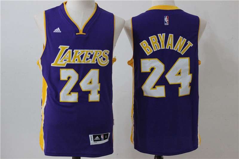 Los Angeles Lakers Purple #24 BRYANT Classics Basketball Jersey 03 (Stitched)