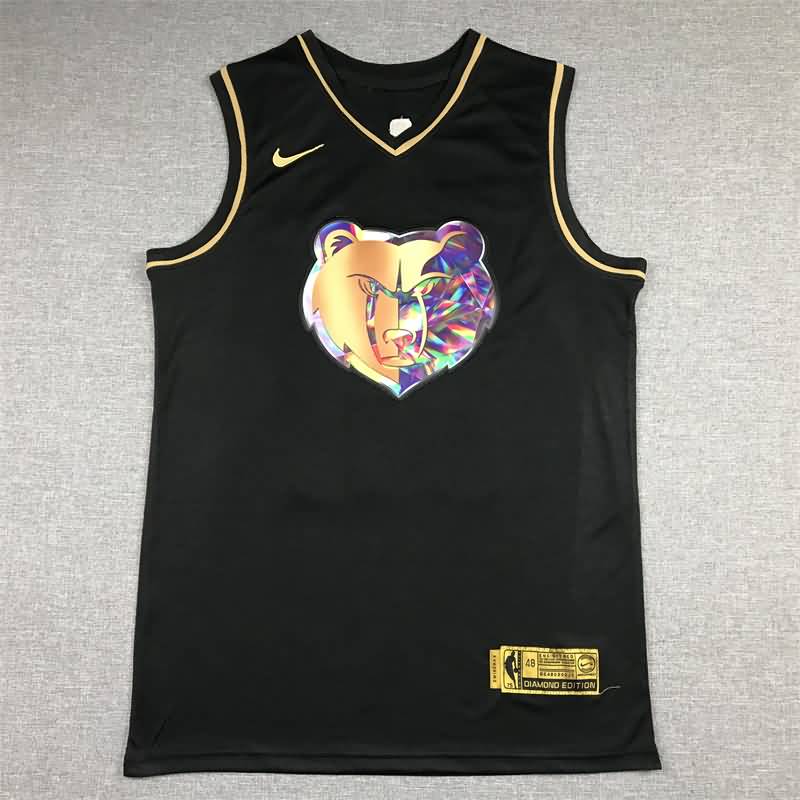 Memphis Grizzlies 21/22 Black #12 MORANT Basketball Jersey (Stitched)