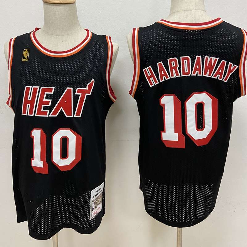 Miami Heat 1996/97 Black #10 HARDAWAY Classics Basketball Jersey (Stitched)